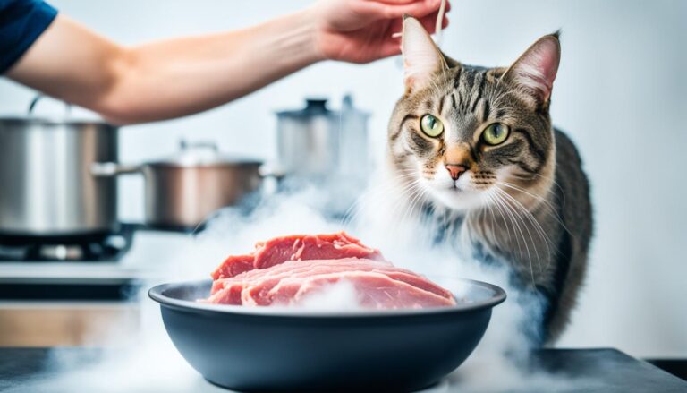 Jak parzyć mięso dla kota?